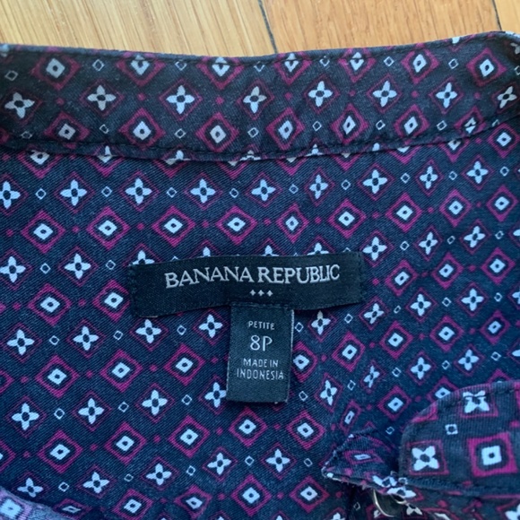 Banana Republic Petite Button Down shirt dress - Picture 2 of 2